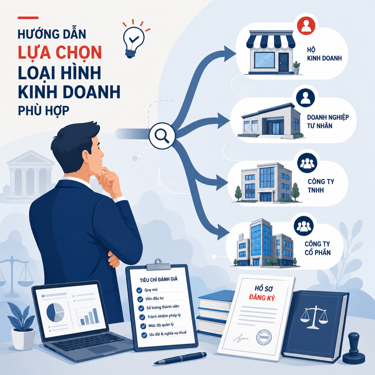Hướng dẫn lựa chọn loại hình kinh doanh phù hợp