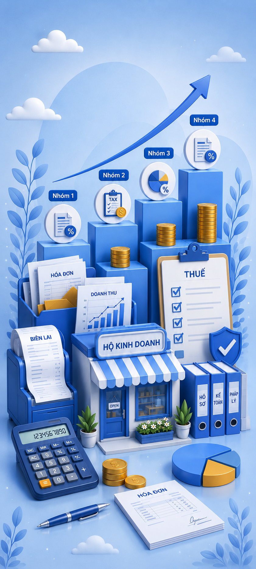 Các loại thuế tác động đến hộ kinh doanh theo doanh thu