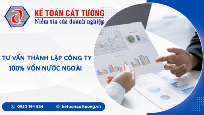 Dịch Vụ Tư Vấn Đăng Ký Thành Lập Công Ty 100% Vốn Nước Ngoài - Từ 20.000.000đ